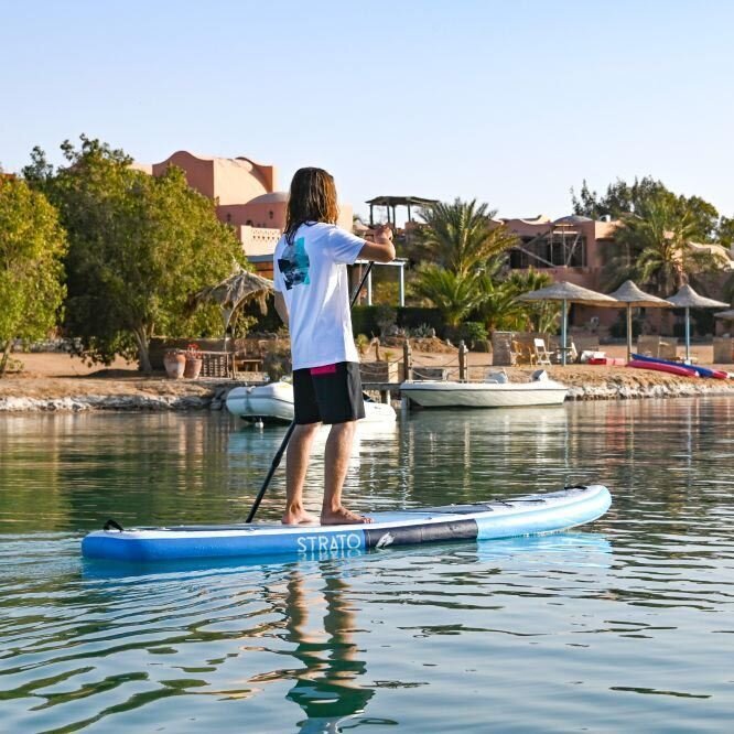 stratoblue nafukovaci paddleboard F2 a105 jede